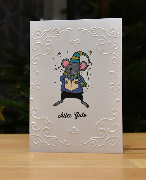 Geburstagskarte mit Maus