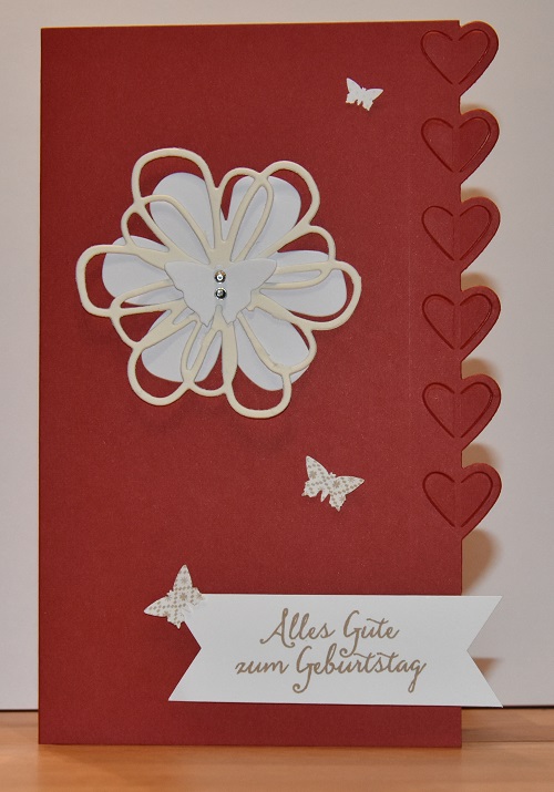 Karte mit Herzbord&uuml;re